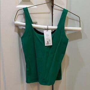 Emerald Green Sleeveless Tennis Top